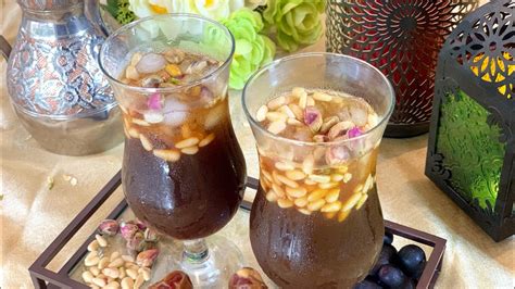 Jallab: a refreshing summer drink .